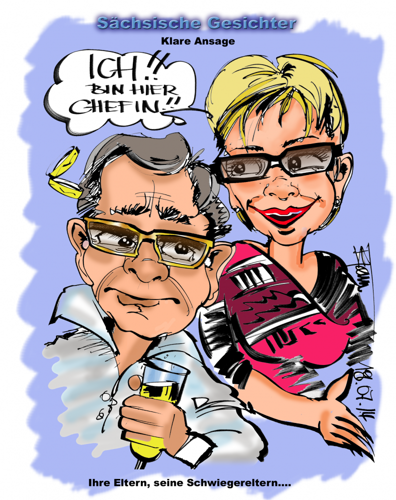 Comic: Wenn Egon auf reisen geht: Hochzeit in Sachsen 1