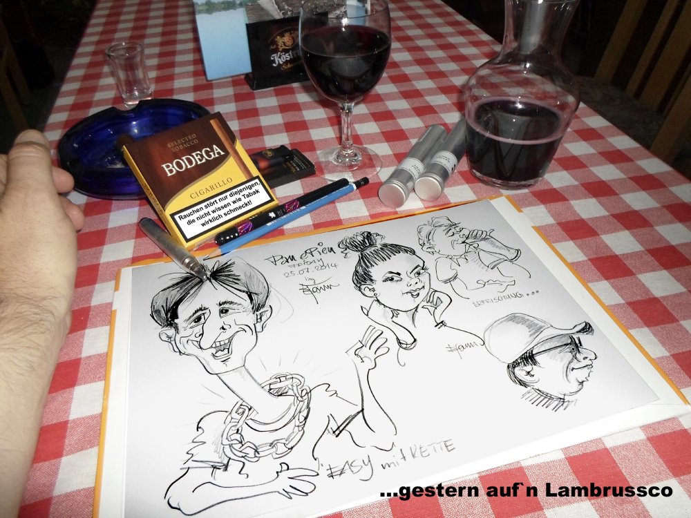 Concept Art / Character Design: wenn Egon auf reisen geht: Heute Pizzeria PAN e PIEU 4