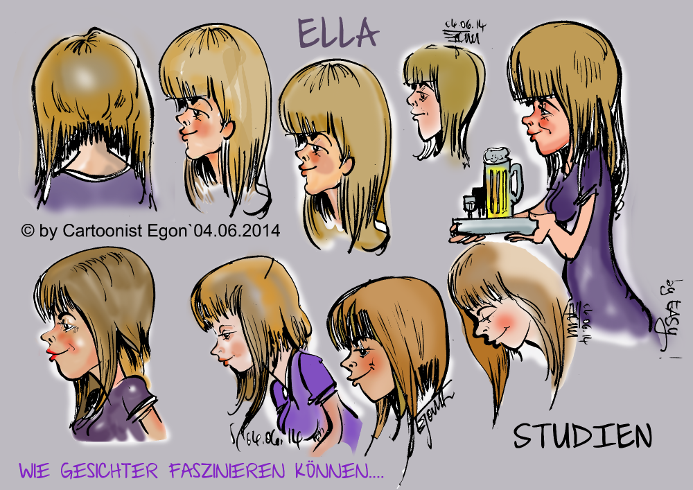 Concept Art / Character Design: wenn Egon auf reisen geht: Heute Pizzeria PAN e PIEU 11