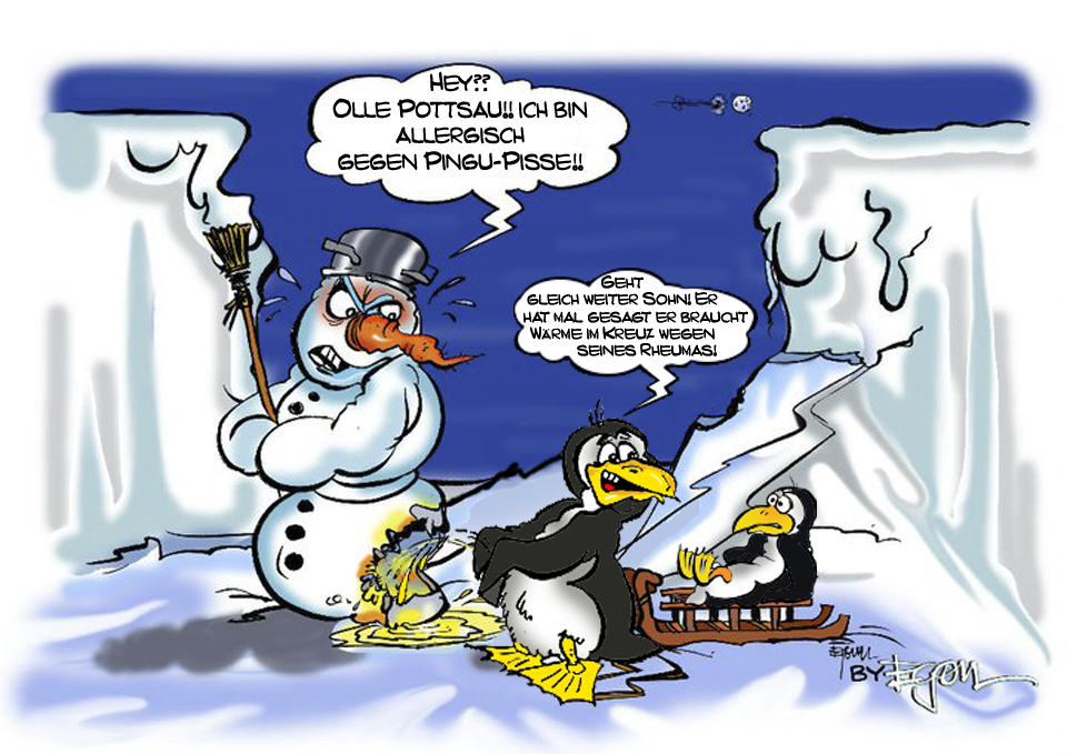 Cartoon: Rheuma &Wärme 1