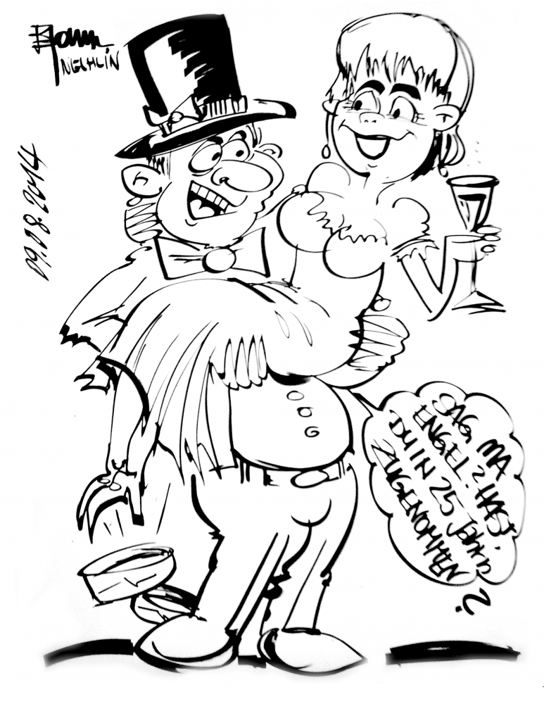 Illustration: Impressionen,Gäste, einer Silberhochzeit...teil1 1