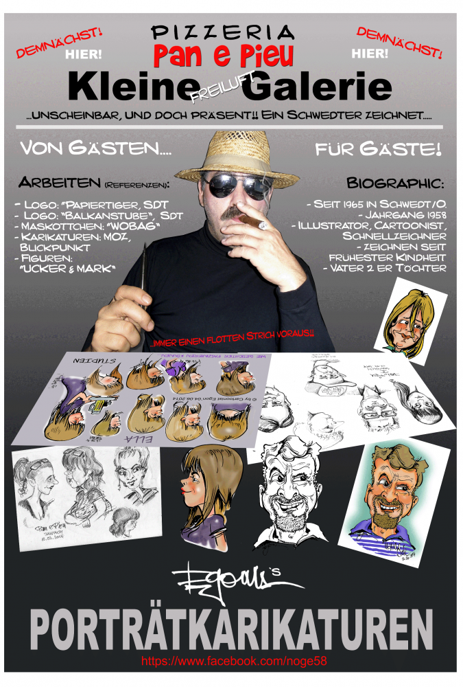 Comic: Beim Italiener: Menschen die ich sah! pan e Pieu.... 1
