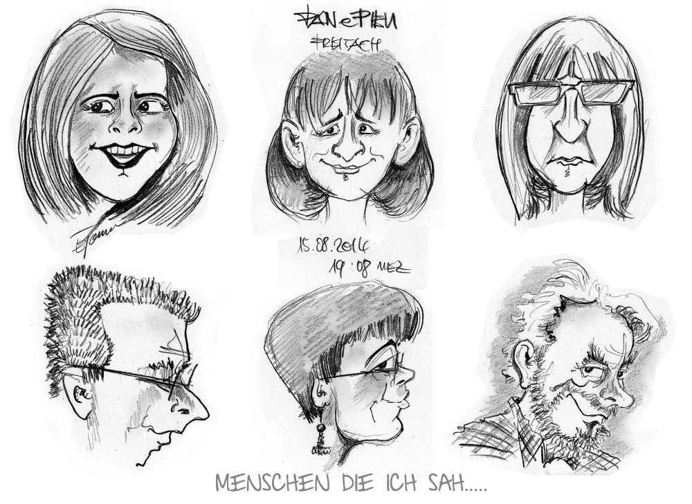 Comic: Beim Italiener: Menschen die ich sah! pan e Pieu.... 2