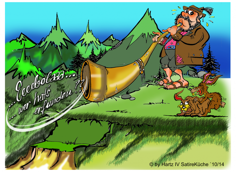 Cartoon: OHauaHA,die fesche satireSITE 1