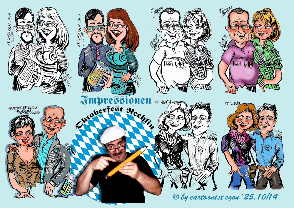 Cartoon: Oktoberfest Impressionen 1