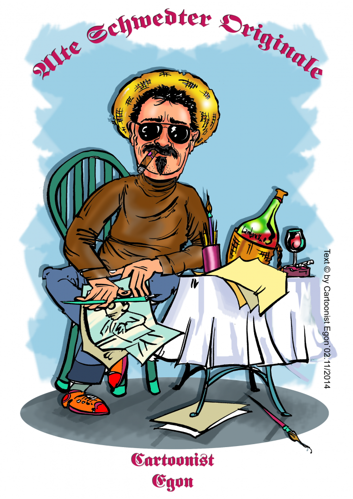 Cartoon: Aus der Cartoonfolge 'Alte Schwedter Originale' 1