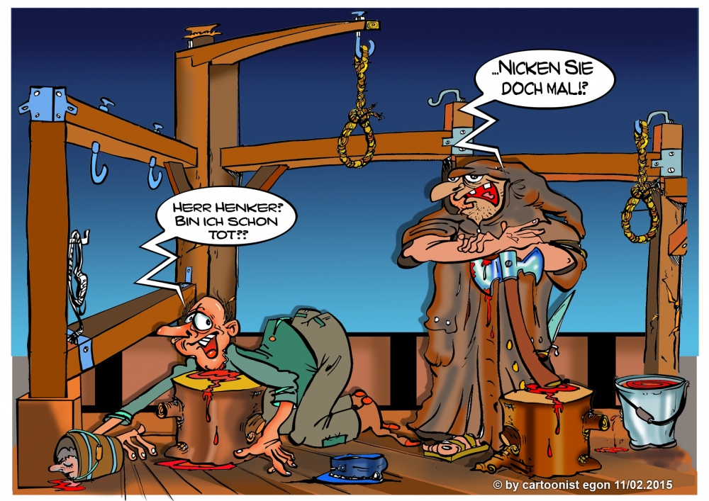 Cartoon: Nicken Sie mal..... 1