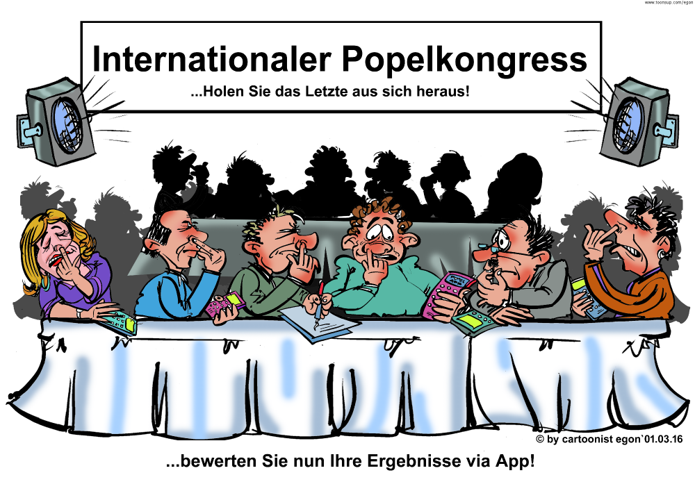 Cartoon: AppWahn.... 1