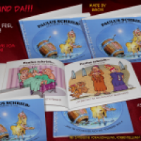 Buch A5 quer, s/w & colo, Scharfes Erotikon,'Paulus schrieb...'