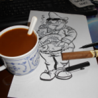 Frühstück eines Cartoonisten!!!