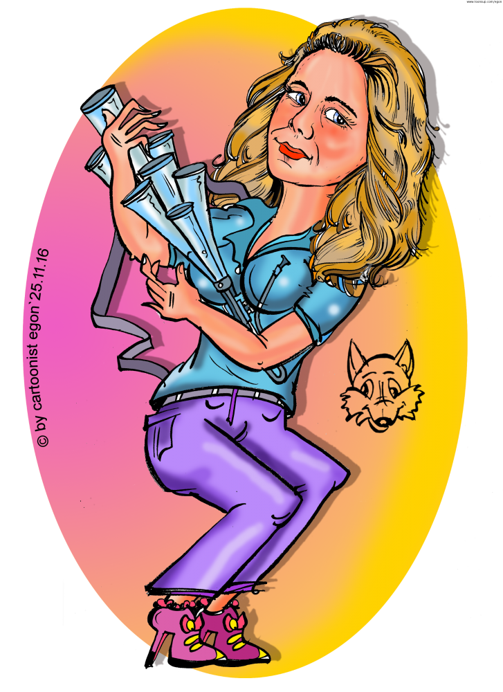 Caricature: Musikband 'Zum Fuchsgrund' Schalmeienmusiker Teil Nr 1 5