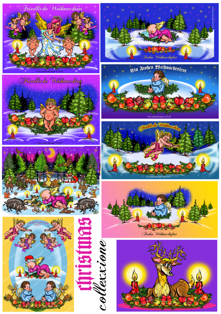Comic: Weihnachtskarten Collection 2016 5