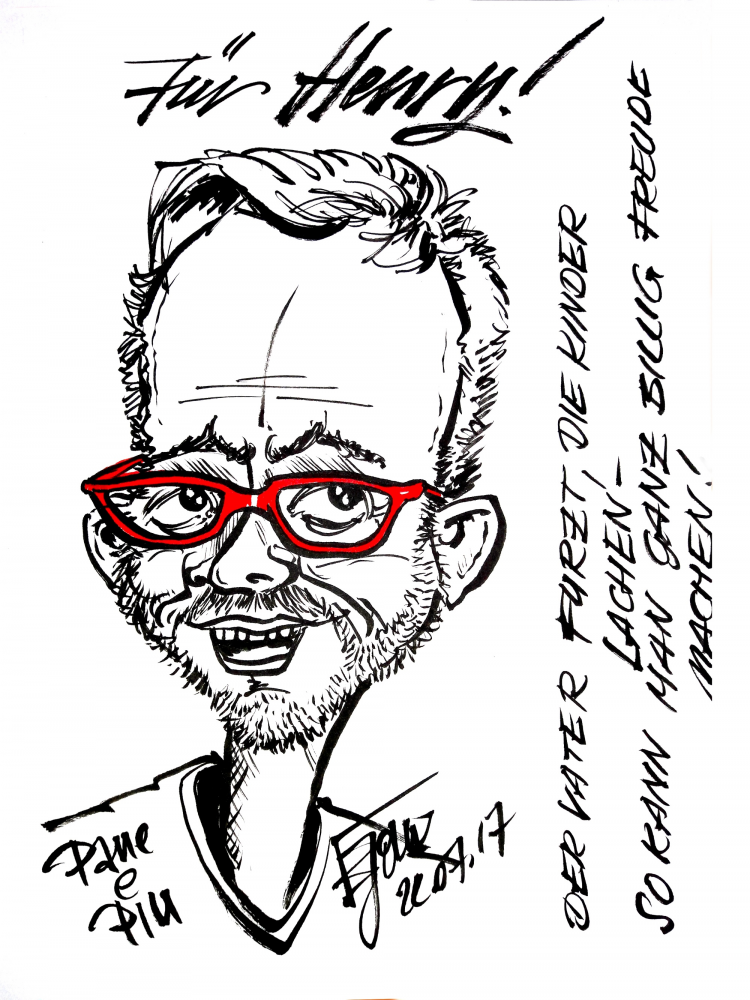 Concept Art / Character Design: Lieber von Egon karikiert; als vom Leben gezeichnet! 3