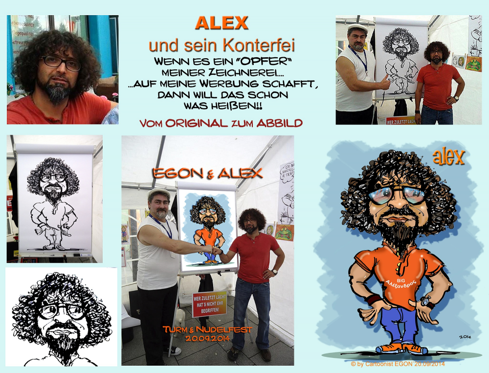 Concept Art / Character Design: Lieber von Egon karikiert; als vom Leben gezeichnet! 8