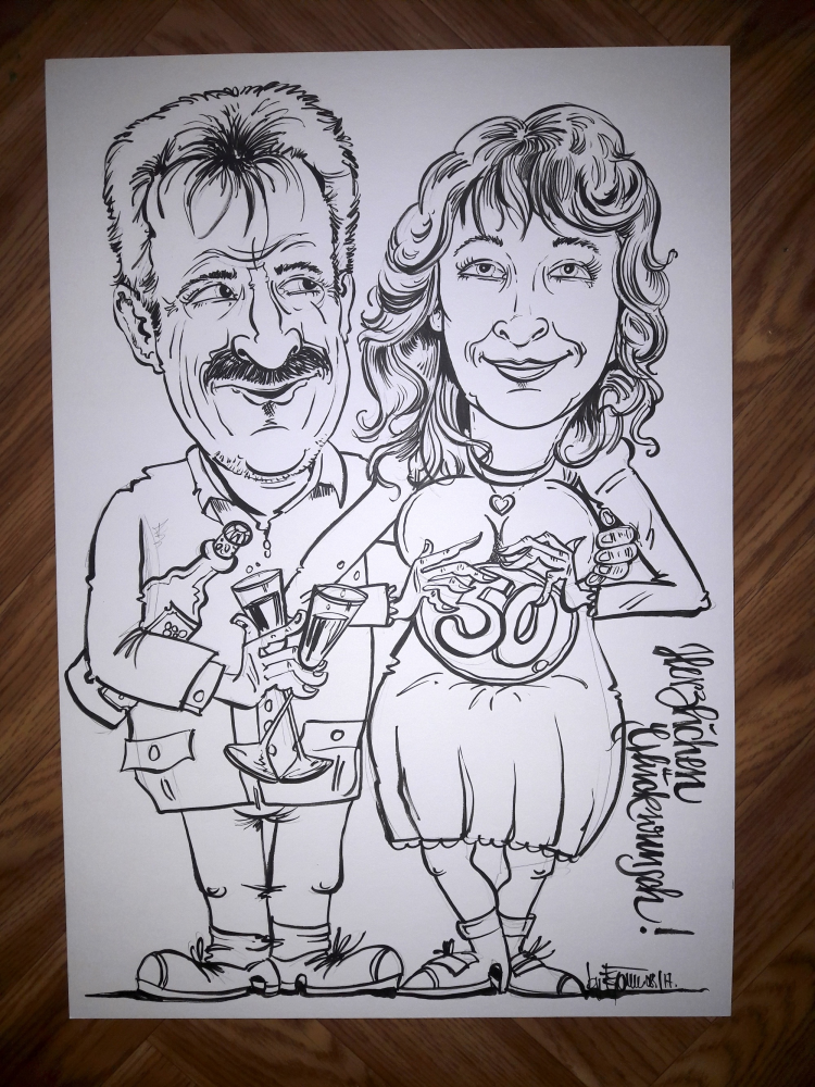Concept Art / Character Design: Lieber von Egon karikiert; als vom Leben gezeichnet! 11