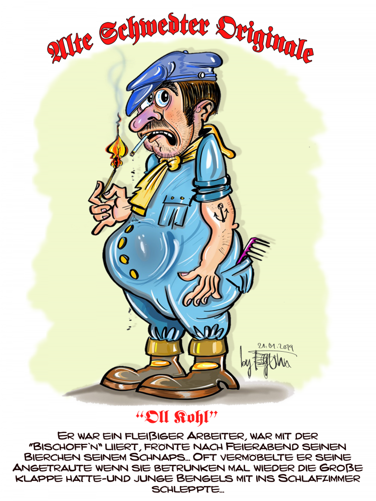 Comic: UPdate meiner Schwedter Originale,version 2019,14 Jahre war Paus 5