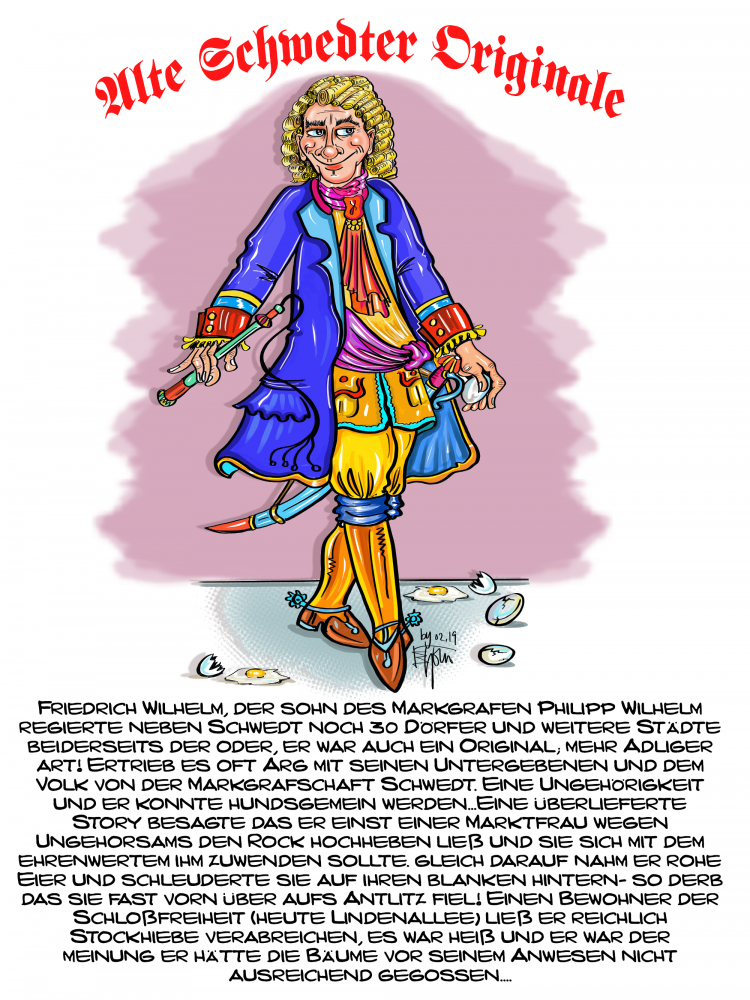 Comic: UPdate meiner Schwedter Originale,version 2019,14 Jahre war Paus 7