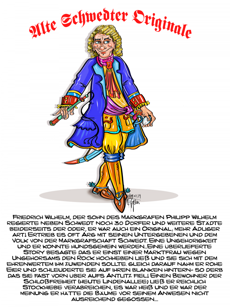 Comic: UPdate meiner Schwedter Originale,version 2019,14 Jahre war Paus 8