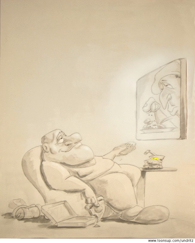 Cartoon: Gourmet 1