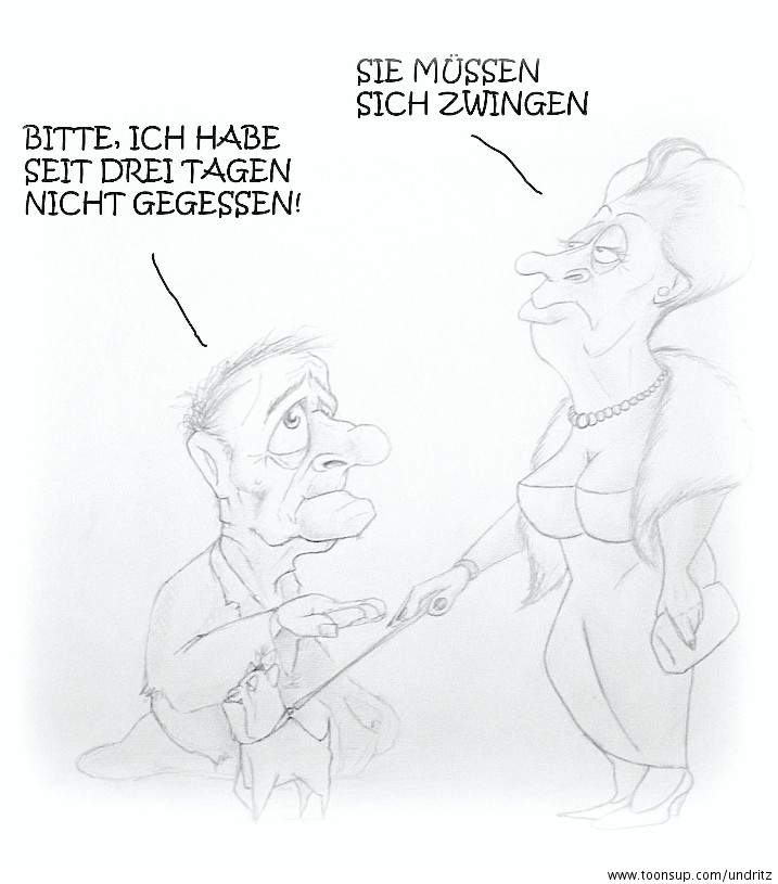 Cartoon: Zwang 1