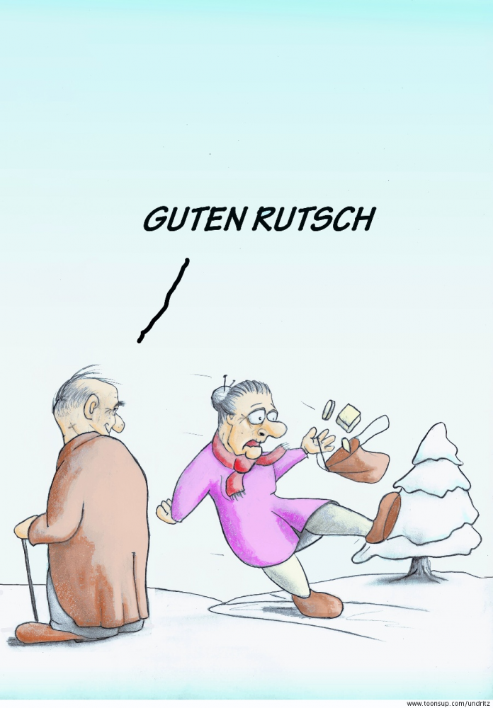 Cartoon: Guten Rutsch! 1