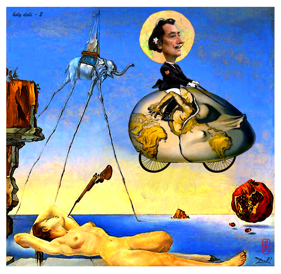 Karrikatur: Holy Dali 2