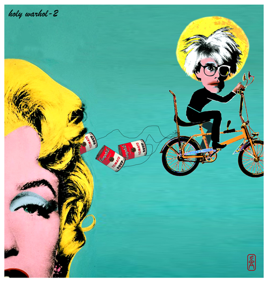 Caricature: Holy Warhol 2