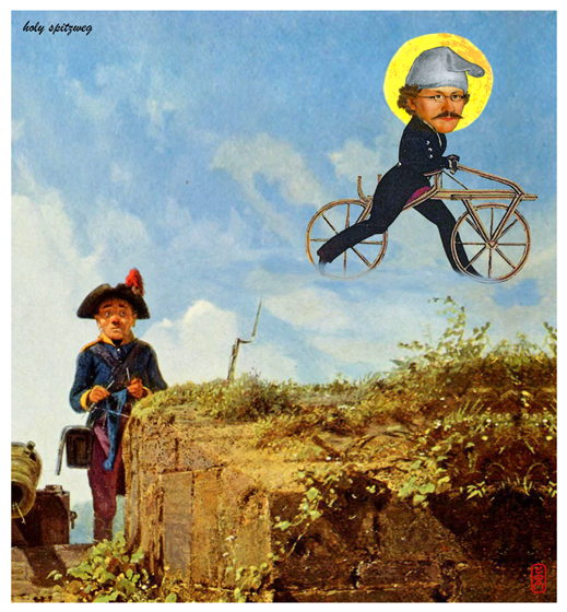 Karrikatur: Holy Spitzweg 1