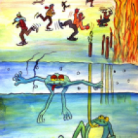 Eisfrosch