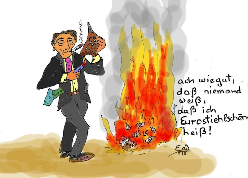 Cartoon: Draghistielscheen 1