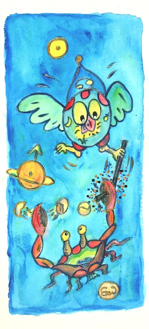 Illustration: Sternzeichen KREBS 1