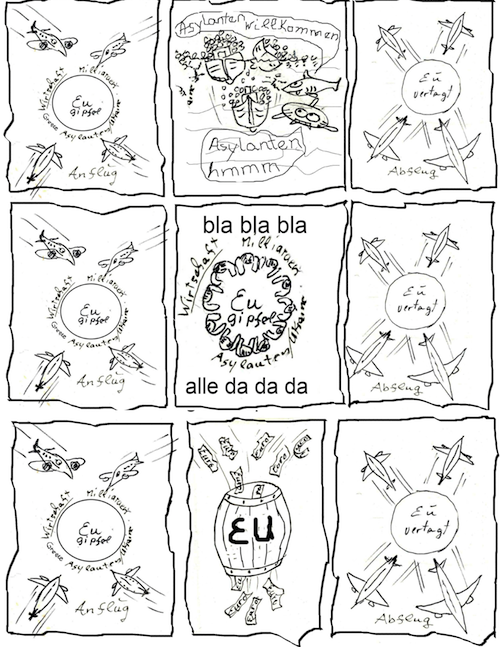 Comic: EU: Faß ohne Boden 1