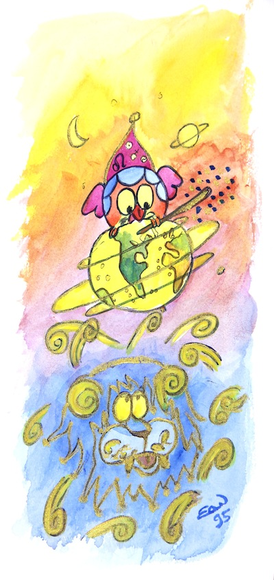Illustration: Sternzeichen LÖWE 1
