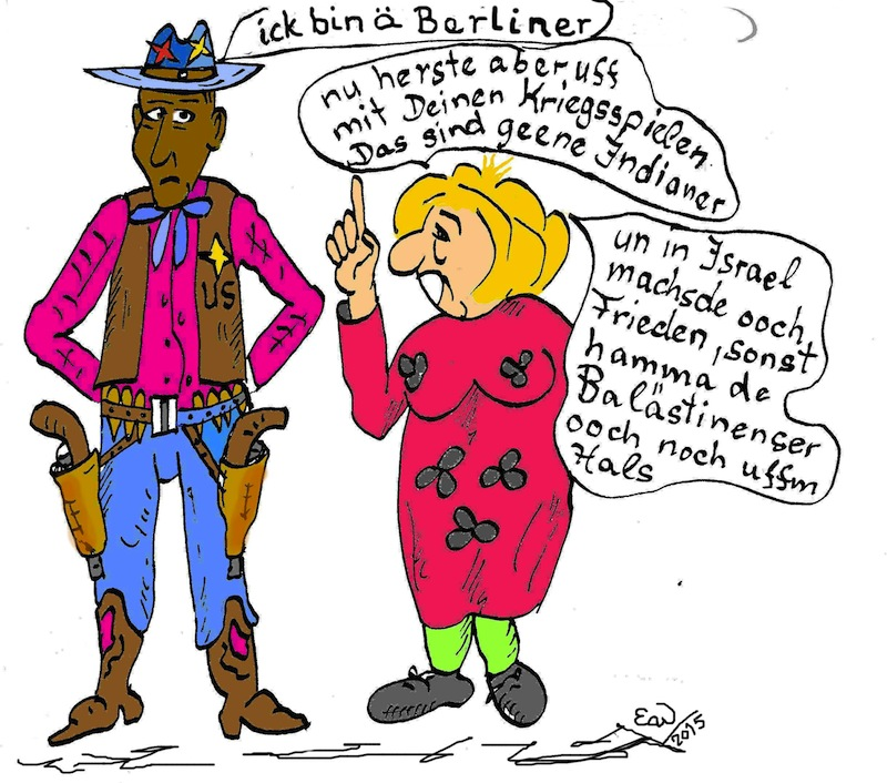 Cartoon: Asyl Krieg 1
