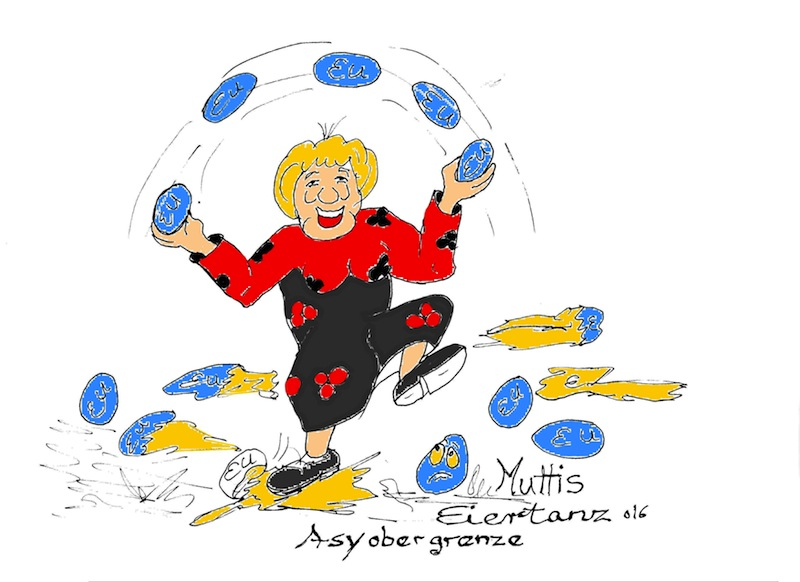 Cartoon: Muttis Eiertanz 1