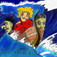 Asyl. (Die Caine) Obergrenze war ihr Schicksal.