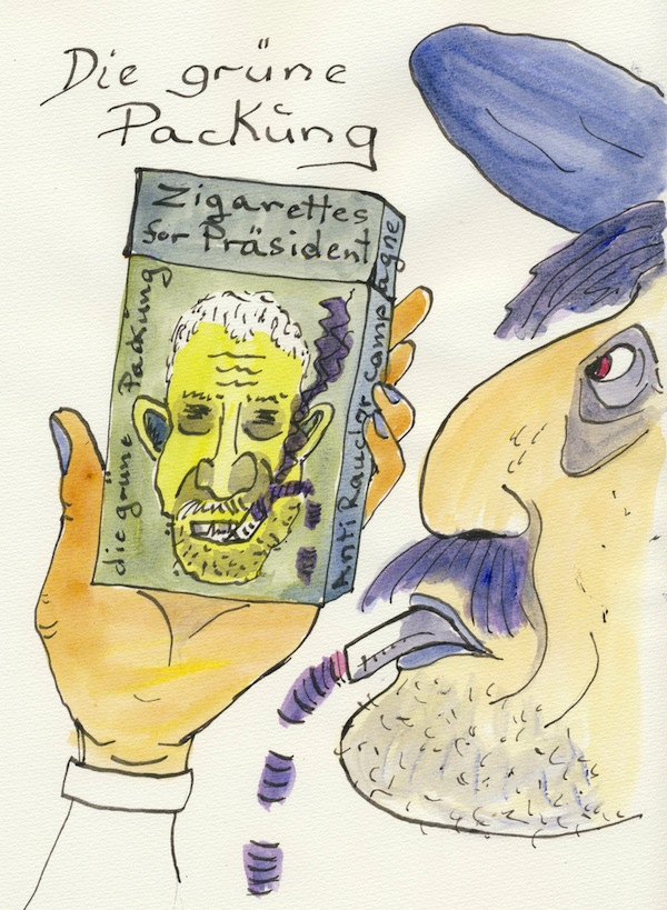 Cartoon: Anti-Raucher Kampagne 1