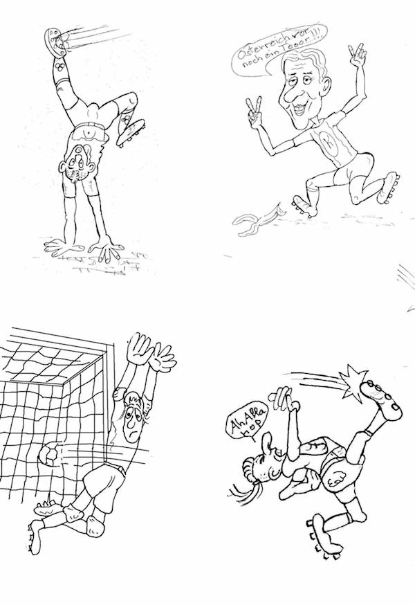 Cartoon: Fussball: Wunschtraum des Trainers 1