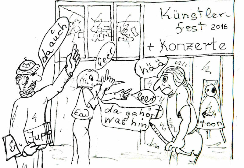 Cartoon: Bosener Mühle: der Samstag ... 1