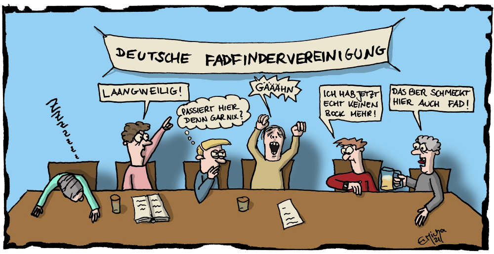 Cartoon: Eine Ode an die Ödnis 1