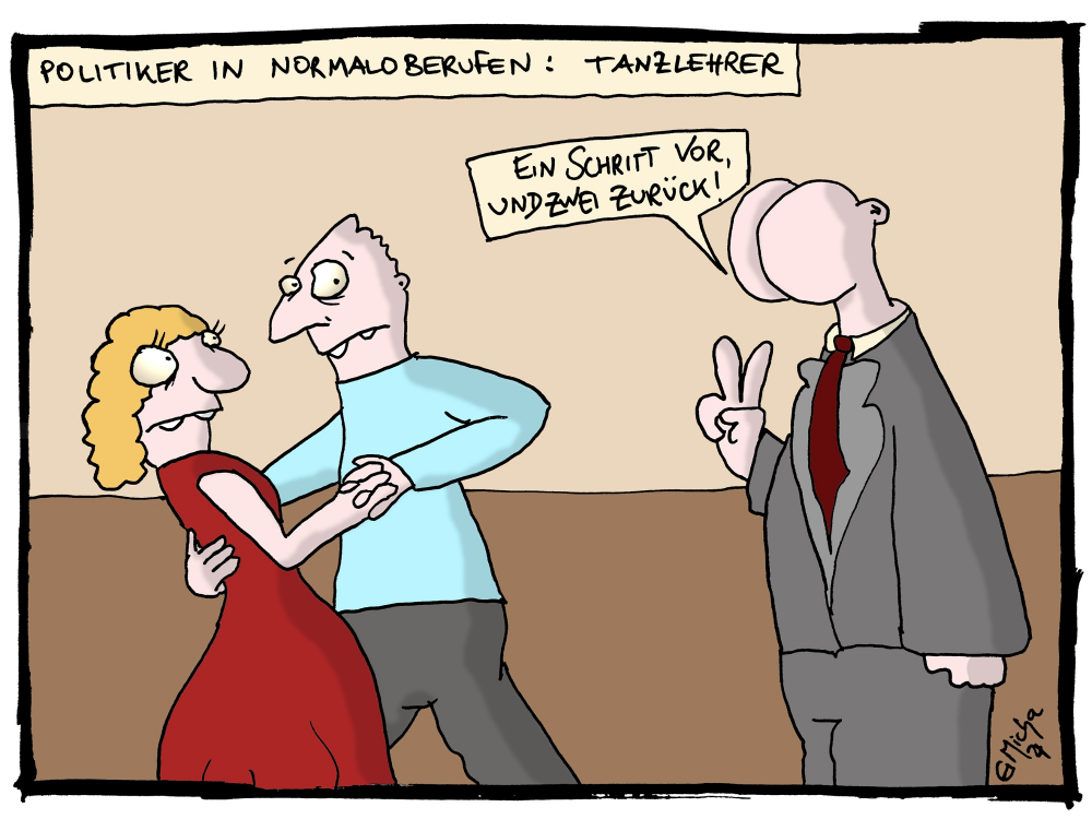 Cartoon: Po*litiker in Normaloberufen #4 1