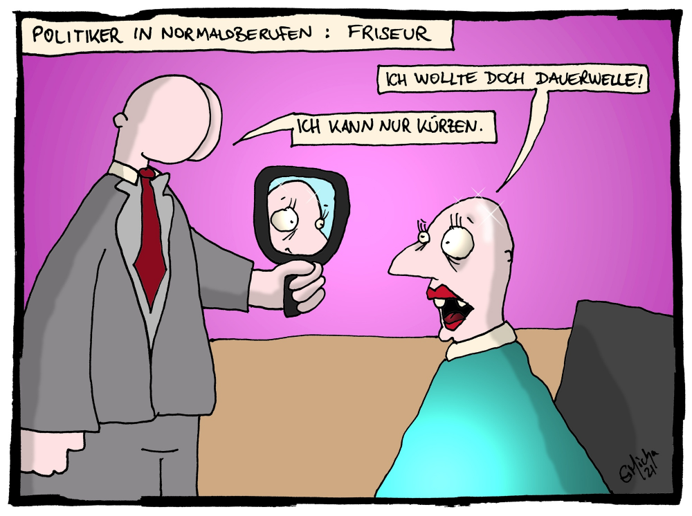 Cartoon: Po*litiker in Normaloberufen #5 1