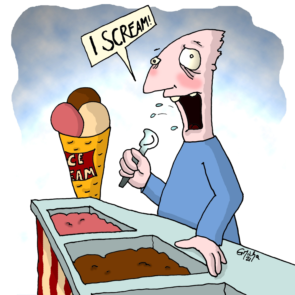 Cartoon: Shout it out loud! 1