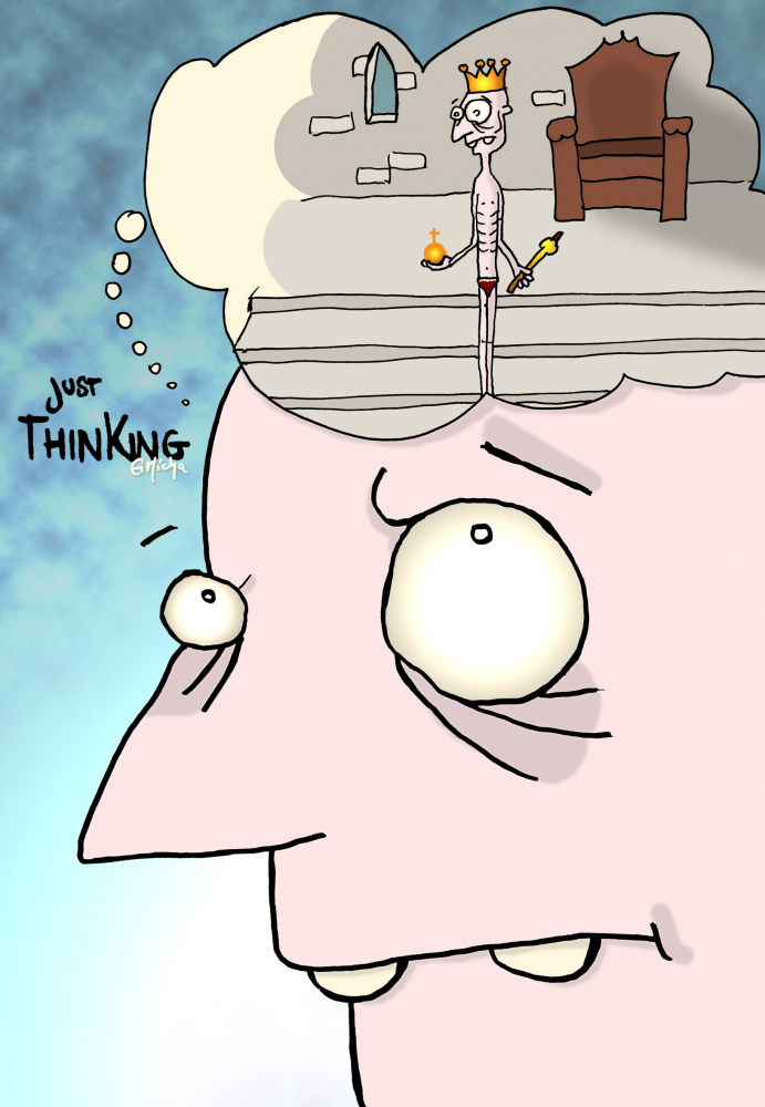 Cartoon: thinking in progress... 1