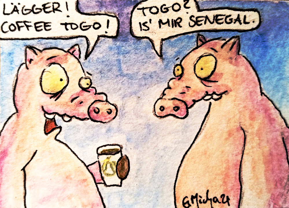 Cartoon: Auf nach Togo! 1