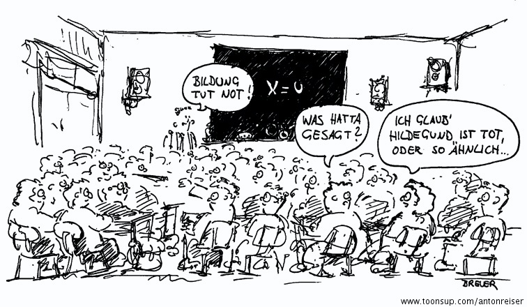Cartoon: Bildung 1