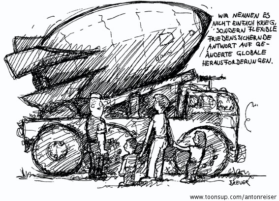 Cartoon: Antwort 1