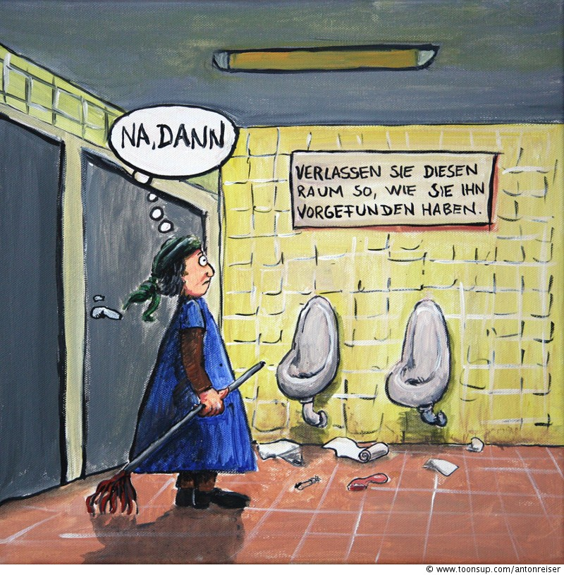 Cartoon: Raumpflege 1