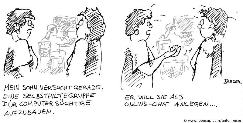 Cartoon: Selbsthilfegruppe 1