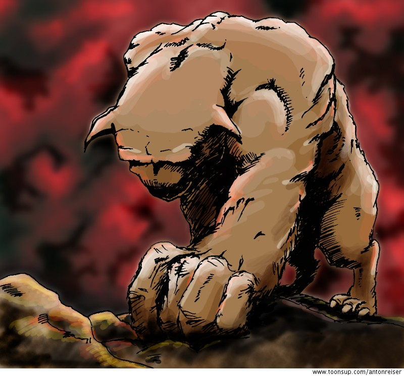 Illustration: Playing with Des' hellhound II 1
